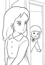 plansa de colorat printesa sarah #21
