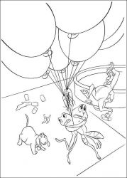 plansa de colorat printesa si broasca #5