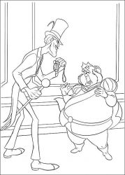 plansa de colorat printesa si broasca #7