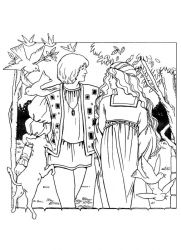 plansa de colorat printesele disney #20