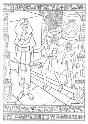 Planse De Colorat Cu Printul Egiptului Desene De Colorat Cu Printul Egiptului Printul Egiptului De Colorat