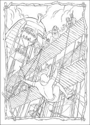 plansa de colorat printul egiptului #12