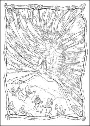 plansa de colorat printul egiptului #7