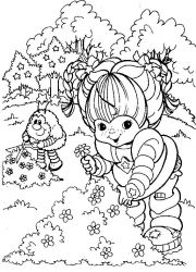 plansa de colorat rainbow brite #1