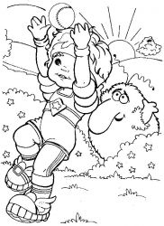 plansa de colorat rainbow brite #4