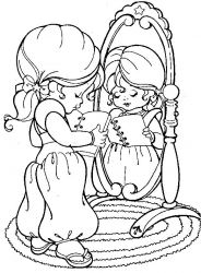 plansa de colorat rainbow brite #6