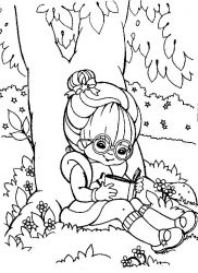 plansa de colorat rainbow brite #7