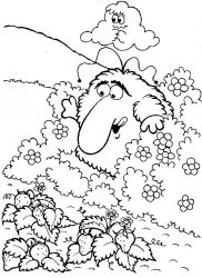 plansa de colorat rainbow brite #14