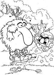 plansa de colorat rainbow brite #17