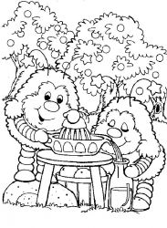 plansa de colorat rainbow brite #3