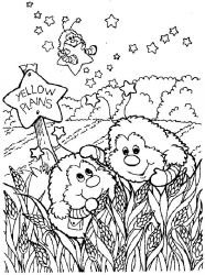 plansa de colorat rainbow brite #5