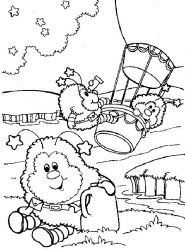 plansa de colorat rainbow brite #9