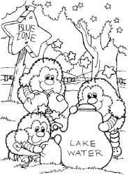 plansa de colorat rainbow brite #10