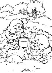 plansa de colorat rainbow brite #15
