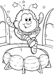 plansa de colorat rainbow brite #17