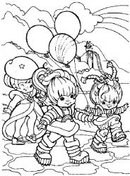 plansa de colorat rainbow brite #19