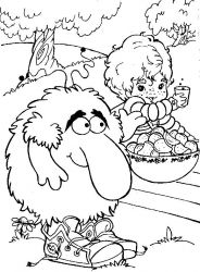 plansa de colorat rainbow brite #4
