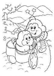 plansa de colorat rainbow brite #15