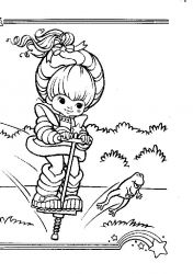 plansa de colorat rainbow brite #18