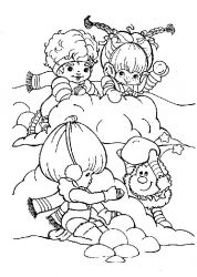 plansa de colorat rainbow brite #19