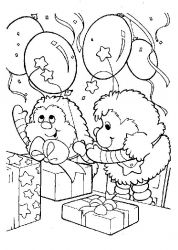 plansa de colorat rainbow brite #21