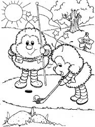 plansa de colorat rainbow brite #7