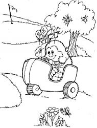 plansa de colorat rainbow brite #8