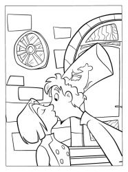 plansa de colorat ratatouille #20