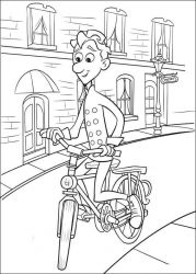 plansa de colorat ratatouille #17