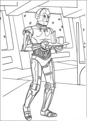 plansa de colorat razboiul stelelor #14