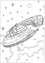 plansa de colorat razboiul stelelor #16