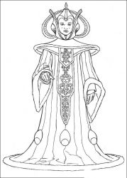 plansa de colorat razboiul stelelor #2