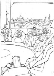 plansa de colorat razboiul stelelor #10