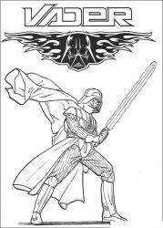 plansa de colorat razboiul stelelor #17