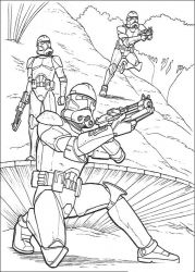 plansa de colorat razboiul stelelor #7
