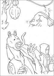 plansa de colorat razboiul stelelor #14