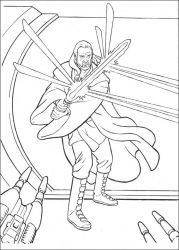 plansa de colorat razboiul stelelor #20