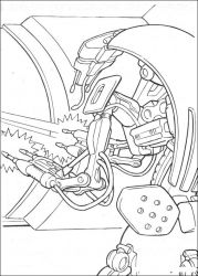 plansa de colorat razboiul stelelor #21