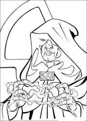 plansa de colorat razboiul stelelor #5