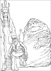 plansa de colorat razboiul stelelor #8