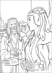 plansa de colorat razboiul stelelor #17