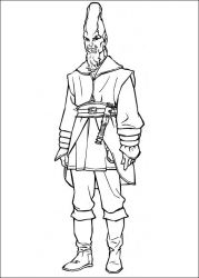 plansa de colorat razboiul stelelor #19