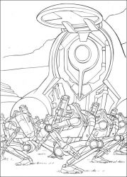 plansa de colorat razboiul stelelor #10