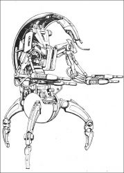 plansa de colorat razboiul stelelor #11