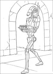 plansa de colorat razboiul stelelor #21