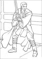 plansa de colorat razboiul stelelor #4