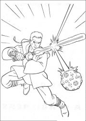 plansa de colorat razboiul stelelor #7