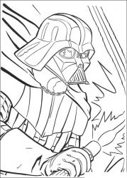 plansa de colorat razboiul stelelor #5