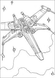 plansa de colorat razboiul stelelor #7