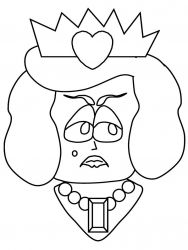 plansa de colorat regi medievali #6